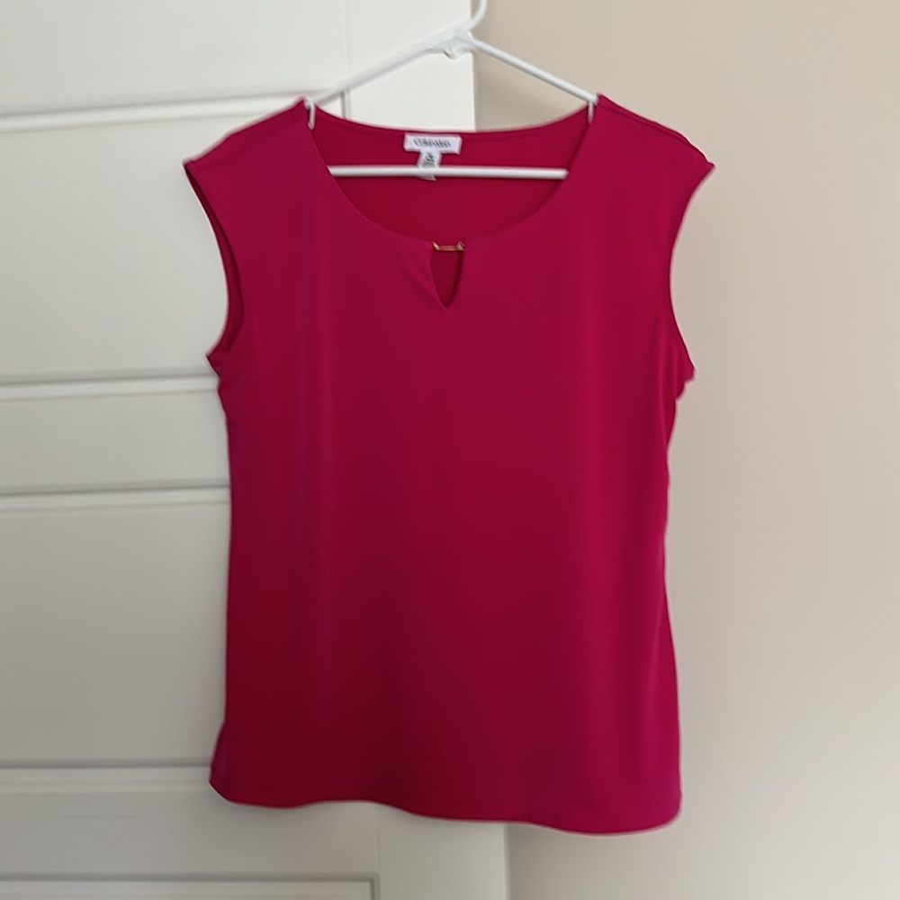 Calvin Klein Sleeveless Blouse With KeyHole M